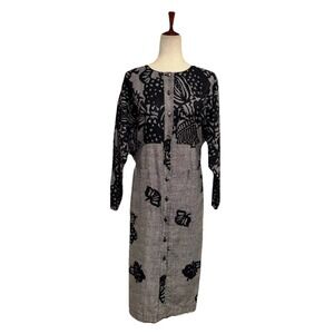 Vintage Chacok Midi Dress French Designer Minimalist Rare Chic Sz 0 US‎ Small